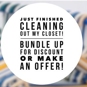 Just finished cleaning out my closet.